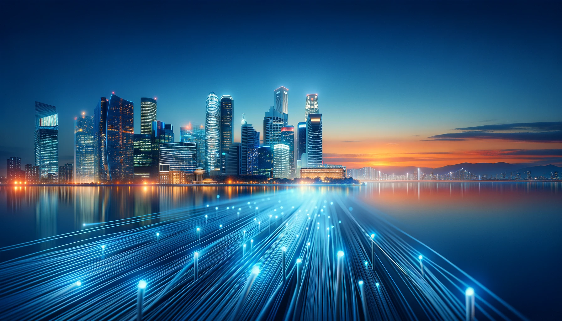 Infrastructure fibre optique professionnelle